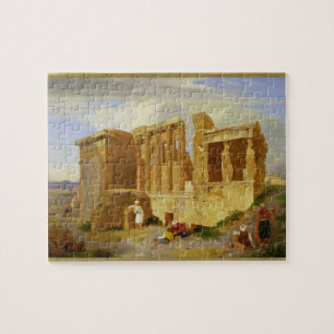 Puzzle El Erechtheum, Atenas, con las figuras en el
