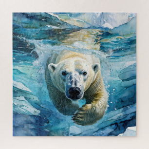 Puzzle El espejismo ártico: El monarca nadador