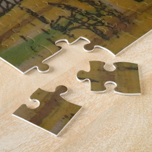 Puzzle El Espíritu del Serengeti: Cebra Pastando en el Ma