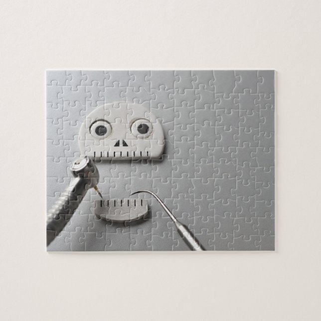 Puzzle El esqueleto del tratamiento dental (Horizontal)