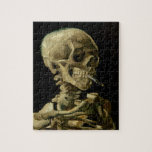 Puzzle El esqueleto Vincent Van Gogh con un cigarrillo en<br><div class="desc">El esqueleto Vincent Van Gogh con el rompecabezas de Jigsaw,  Bella Artes de cosecha de cigarrillos en llamas.</div>