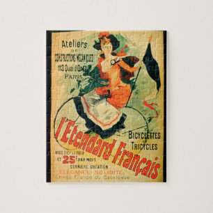Puzzle "El estándar francés", publicidad de poster 'com