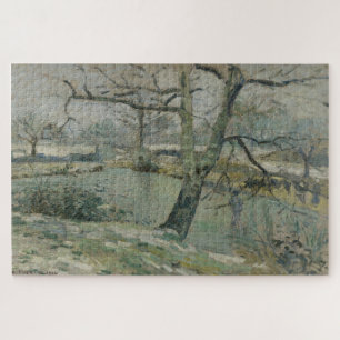 Puzzle El estanque en Montfoucault, efecto del invierno 1