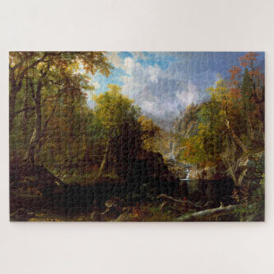 Puzzle El estanque esmeralda, Albert Bierstadt
