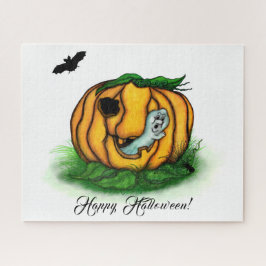 Puzzle El fantasma de Halloween , Bat , Ghost y Spider