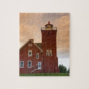 Puzzle El Faro de Two Harbors con vista a Agate Bay