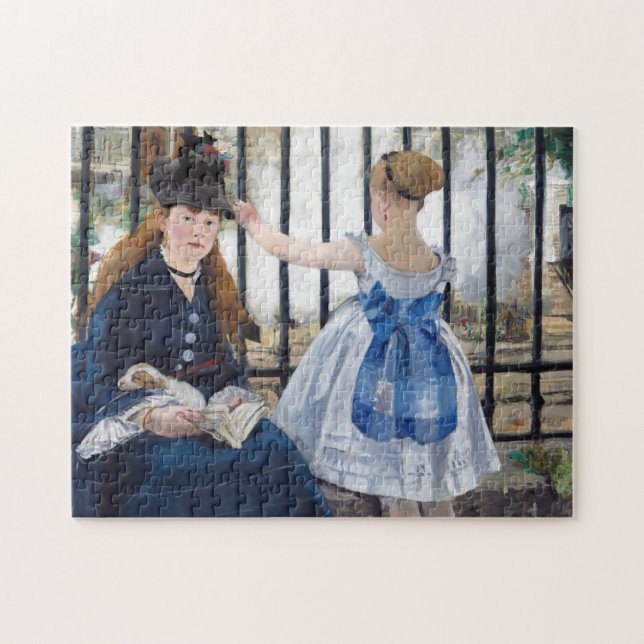 Puzzle El ferrocarril, Edouard Manet (Horizontal)