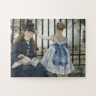 Puzzle El ferrocarril - La pintura impresionista Manet