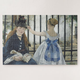 Puzzle El ferrocarril - La pintura impresionista Manet