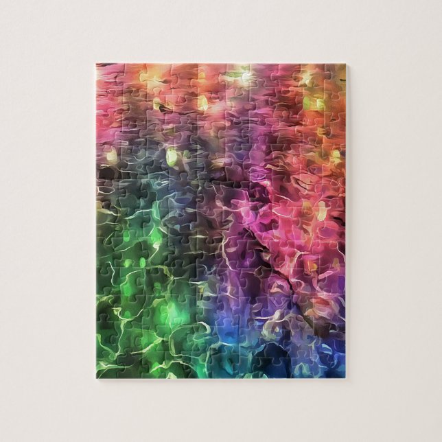 Puzzle El Fin Del Arte Abstracto Del Arcoiris (Vertical)