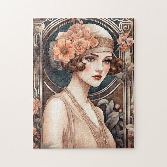 Puzzle El Flapper de los años veinte (Vertical)