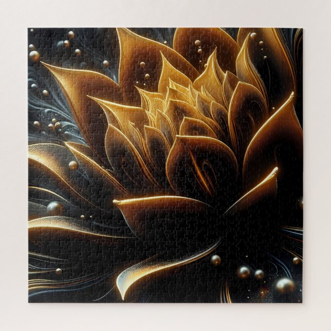 Puzzle El florecimiento dorado en las profundidades del C (Vertical)