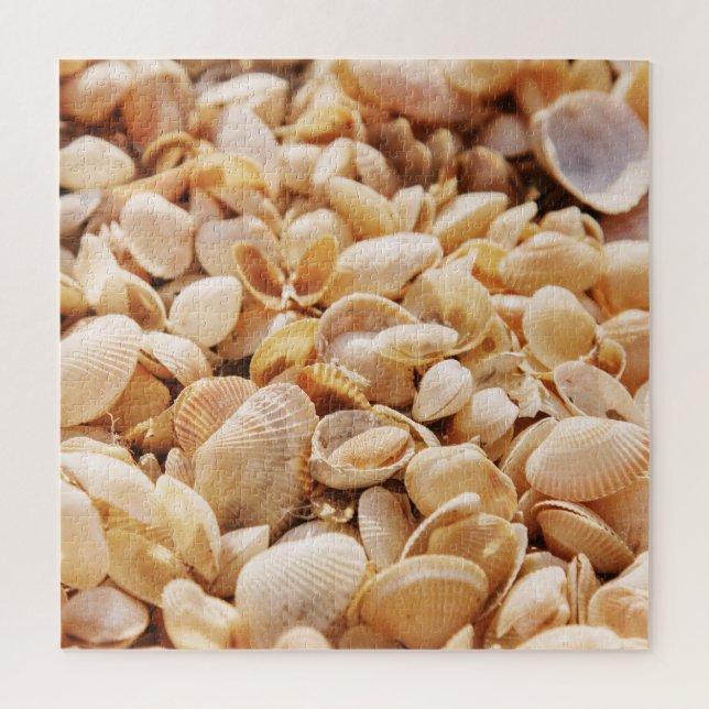 Puzzle El fondo texturizado de verano en Sea Beach Shell (Vertical)