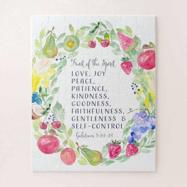 Puzzle El fruto del espíritu del arte cristiano (Vertical)