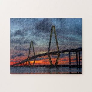 Puzzle El fuego Charleston como el atardecer