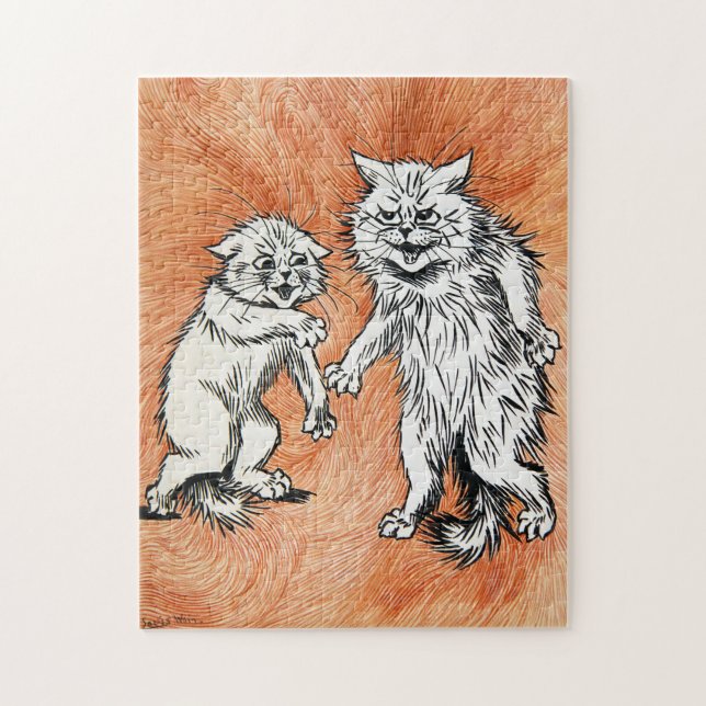 Puzzle El fuego de la mente, Louis Wain (Vertical)