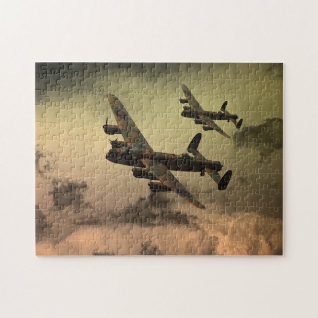 Puzzle El Fuego De Lancaster En El Cielo (Horizontal)