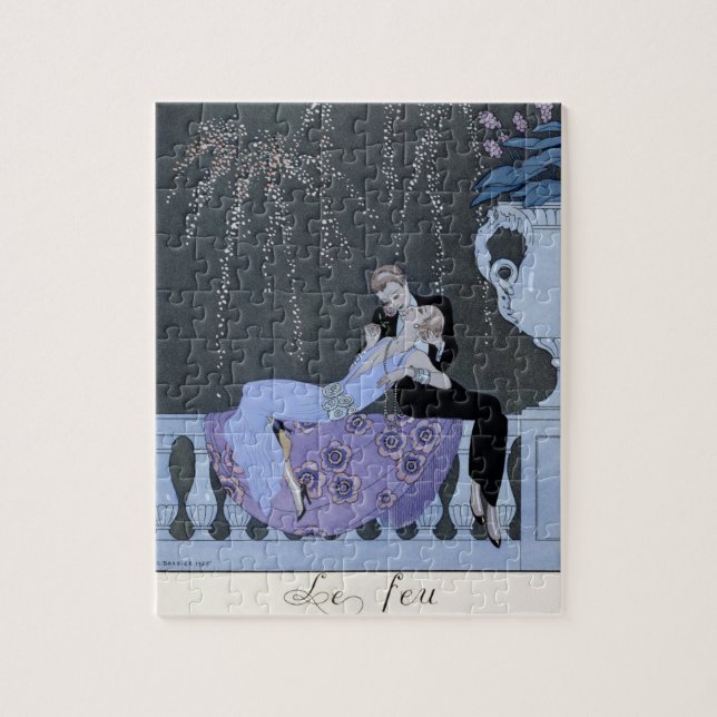 Puzzle El fuego, ilustracion para los "Fetes Galantes" (Vertical)