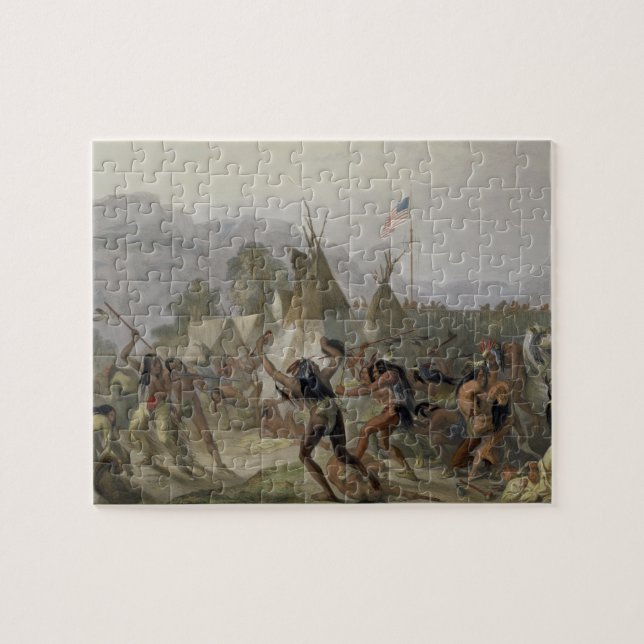 Puzzle El fuerte Mackenzie, el 28 de agosto de 1833, (Horizontal)