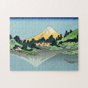Puzzle El Fuji reflexiona en el lago Kawaguchi