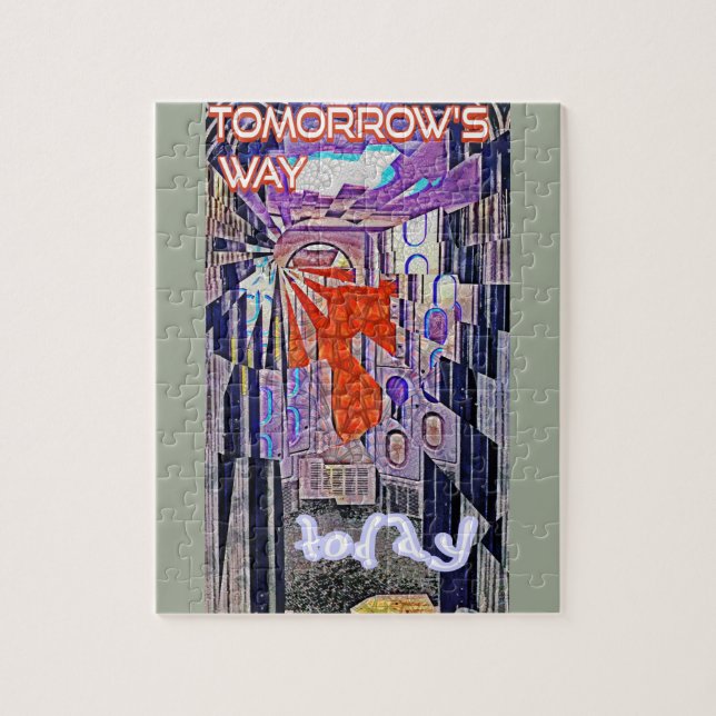 Puzzle El futuro del arte retro de mañana (Vertical)