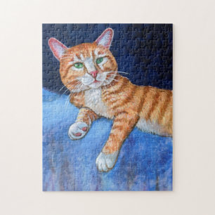 Puzzle El gatito del Naranja Sassy Tabby es realista