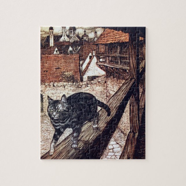 Puzzle El gato del castillo de Rackham (Vertical)