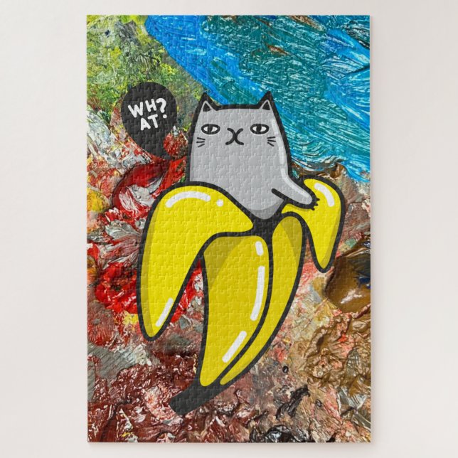 Puzzle El gato y los colores (Vertical)