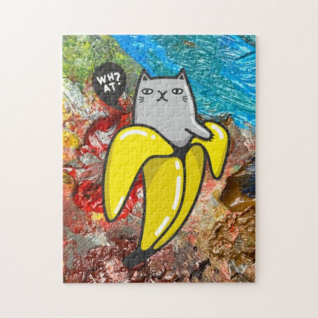 Puzzle El gato y los colores (Vertical)