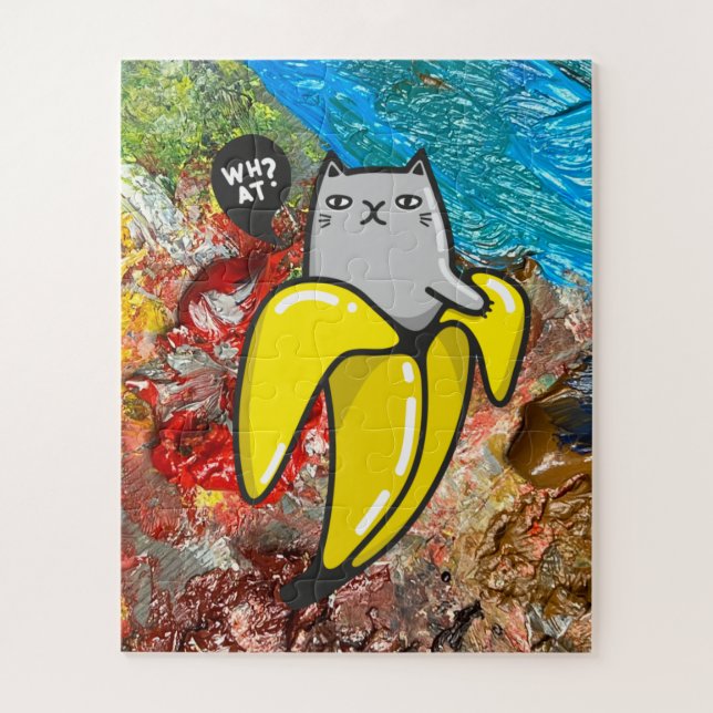 Puzzle El gato y los colores (Vertical)