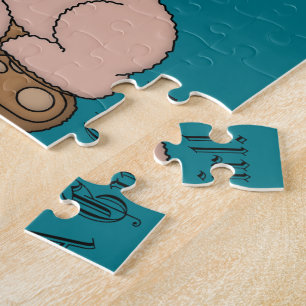 Puzzle El género del bebé revela maternidad del regalo