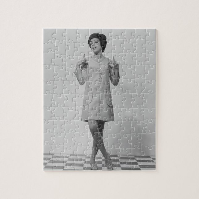 Puzzle El gesticular de la mujer (Vertical)