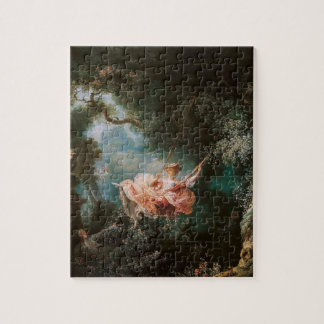 Puzzle El giro de Jean-Honoré Fragonard