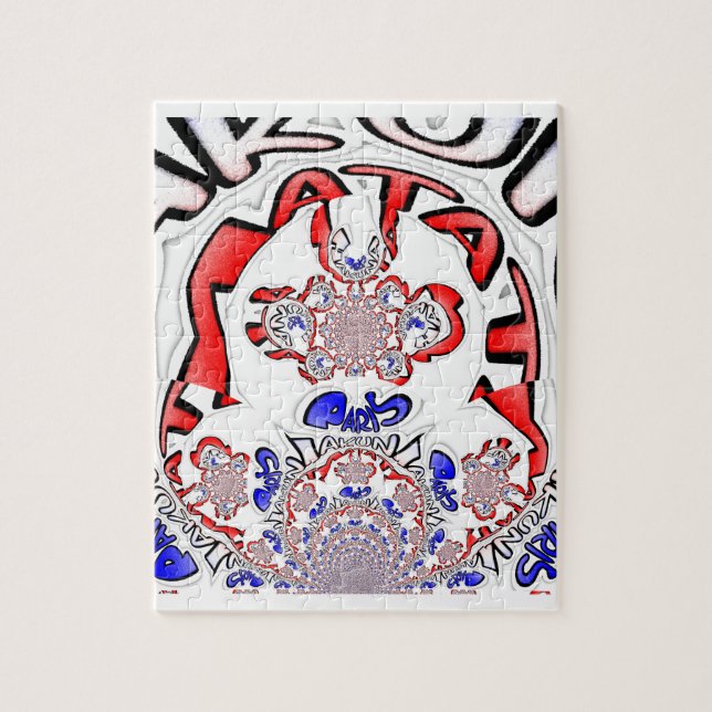 Puzzle El giro francés Hakuna Matata: Una mezcla cultural (Vertical)