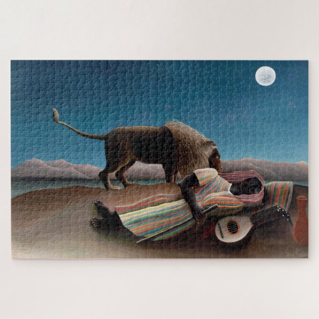 Puzzle El gitano durmiente, Henri Rousseau (Horizontal)