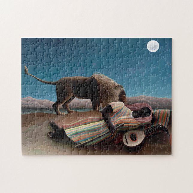 Puzzle El gitano durmiente, Henri Rousseau (Horizontal)