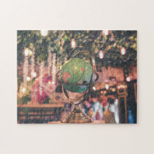 Puzzle El globo en el complejo mundial Jigsaw rompe con e