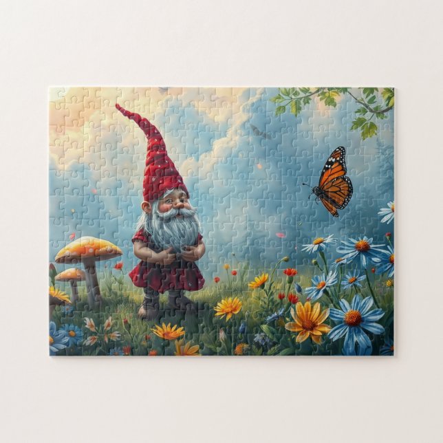 Puzzle El gnomo y la mariposa (Horizontal)