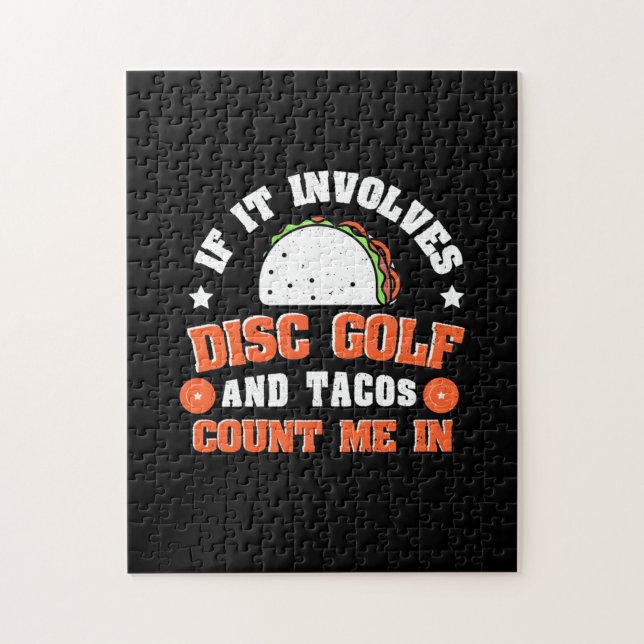 Puzzle El Golf De Disco Y Los Tacos Me Cuentan (Vertical)