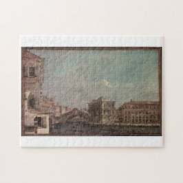 Puzzle El Gran Canal sobre la Francia de Rialto a finales