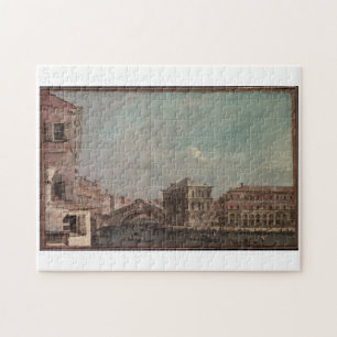 Puzzle El Gran Canal sobre la Francia de Rialto a finales