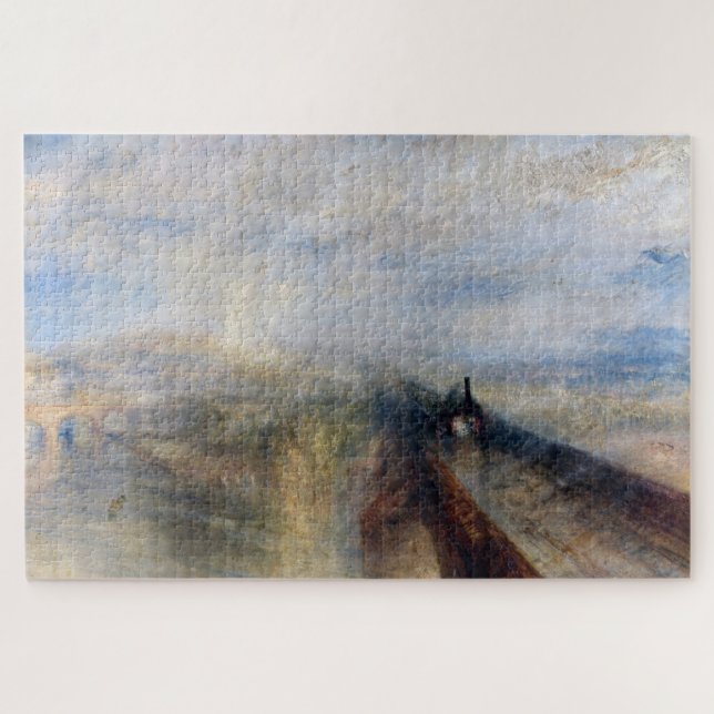 Puzzle El gran ferrocarril occidental, William Turner (Horizontal)