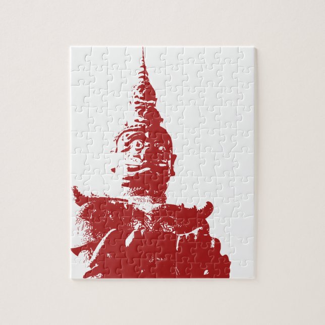 Puzzle El gran guardián lao .. Parque Buddha, Vientiane,  (Vertical)