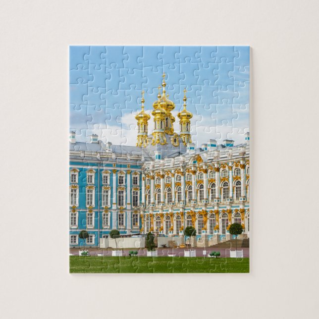 Puzzle El gran palacio Tsarskoye Selo de Catherine (Vertical)