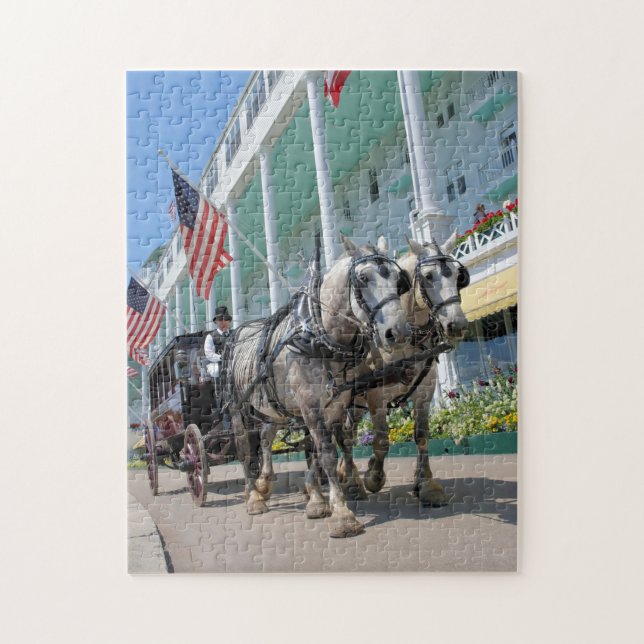 Puzzle El Grand Hotel - Isla Mackinac, Michigan (Vertical)