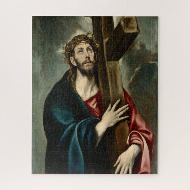 Puzzle El Greco - Cristo llevando la cruz (Vertical)
