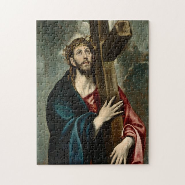Puzzle El Greco - Cristo llevando la cruz (Vertical)