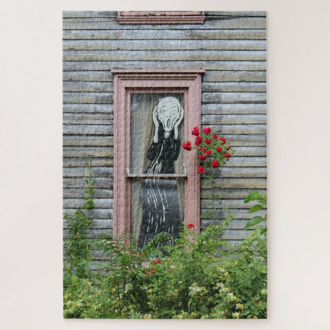Puzzle El grito en una ventana (Vertical)