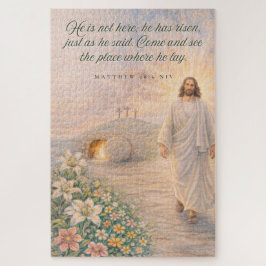 Puzzle Él ha resucitado – Mateo 28:6 Versículo Bíblico - 