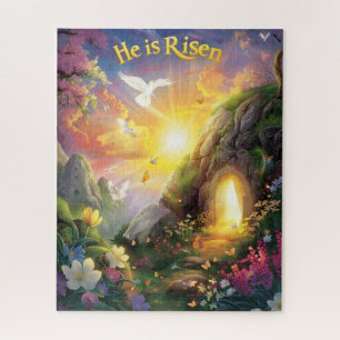 Puzzle Él ha Resucitado — Resurrección de Pascua — Lucas 